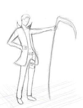 Dude with a scythe