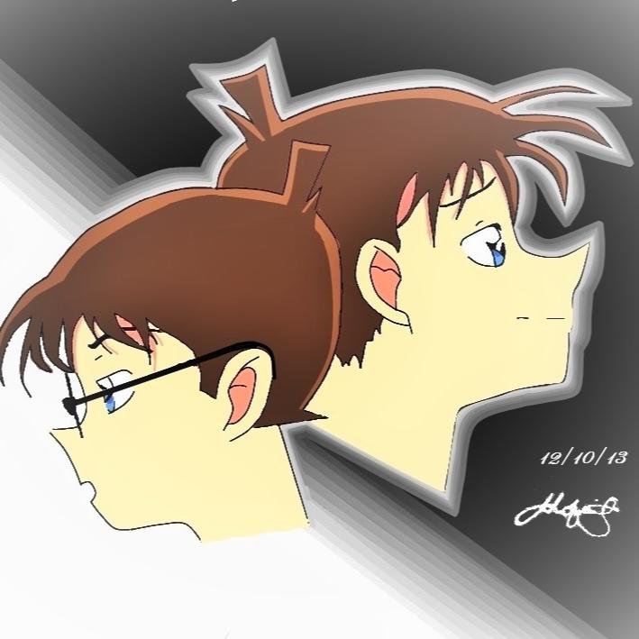 Shinichi and Conan