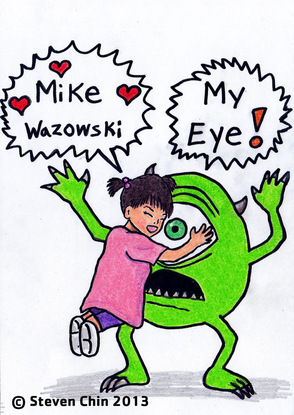 Mike and Boo on Mike-Lovers - DeviantArt