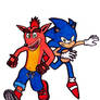 Crash and Sonic: Running in the 90's