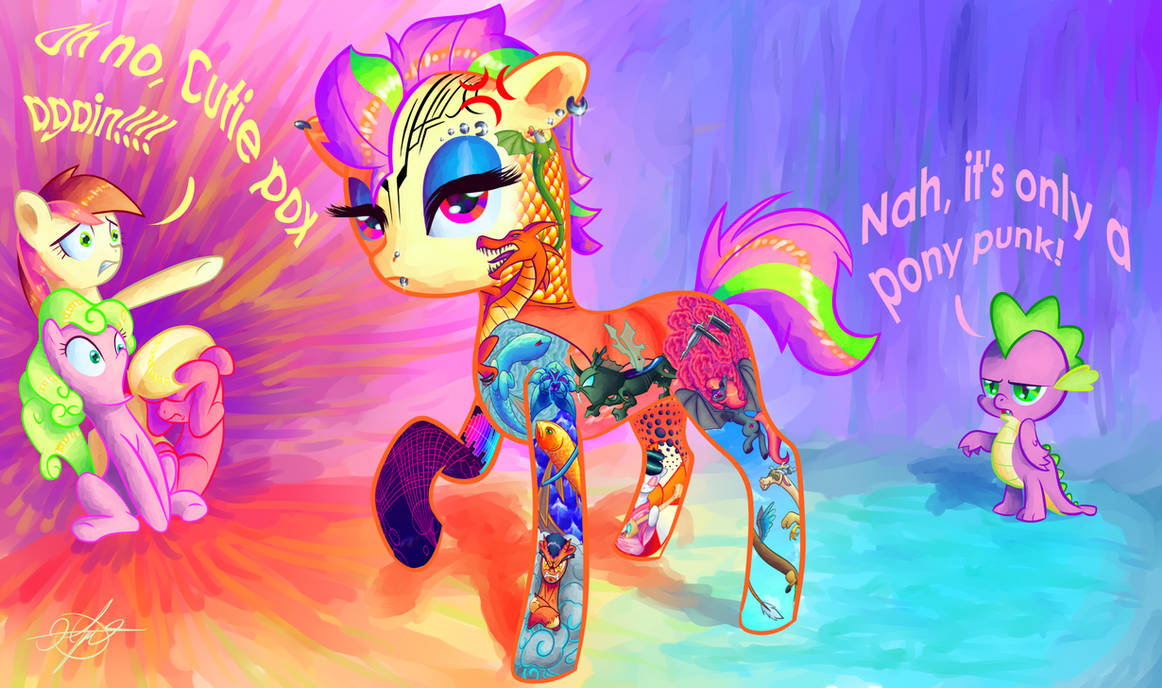 Pony Punk by halemartist Pony Punk by halemartist