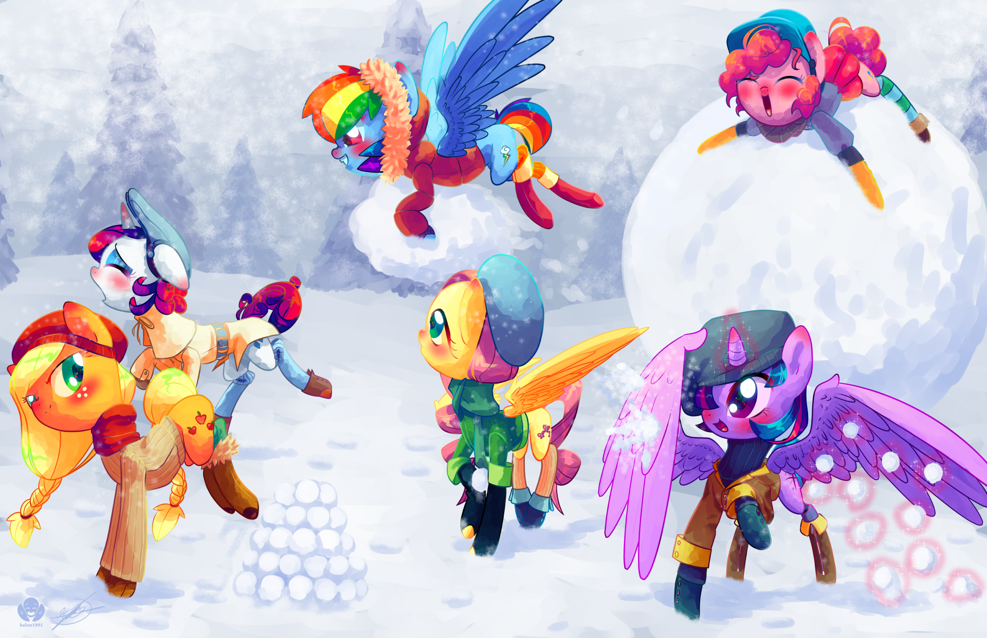 Snow war