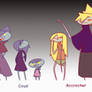 Las cinco agujas concept