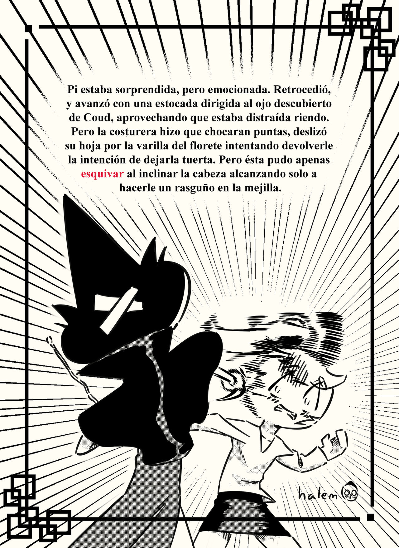 Inktober 23 4 Esquivar