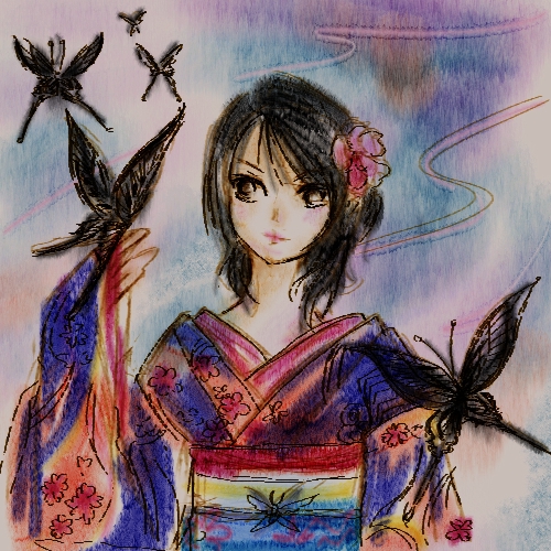 rukia black butterfly