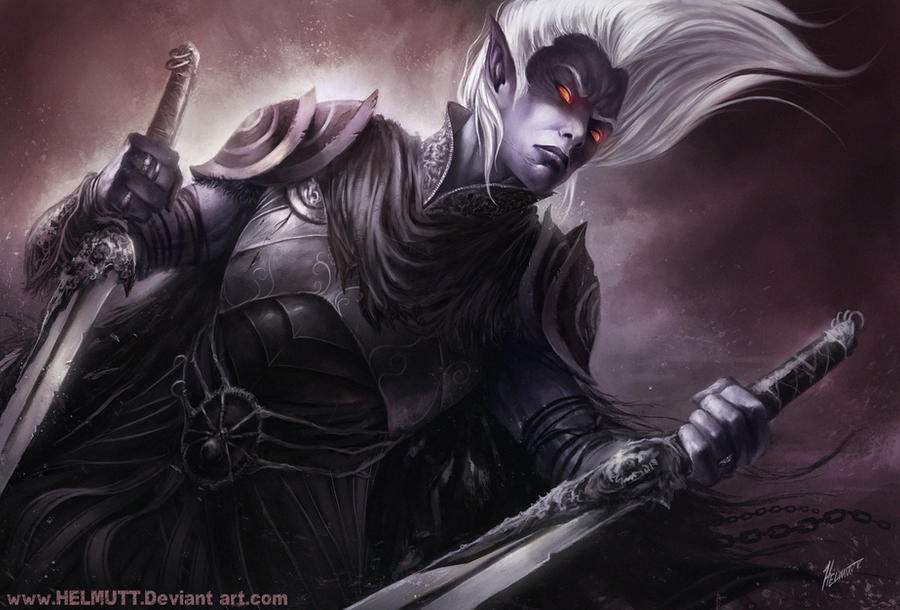 Drow Deviantart Drow by HELMUTTT on DeviantArt