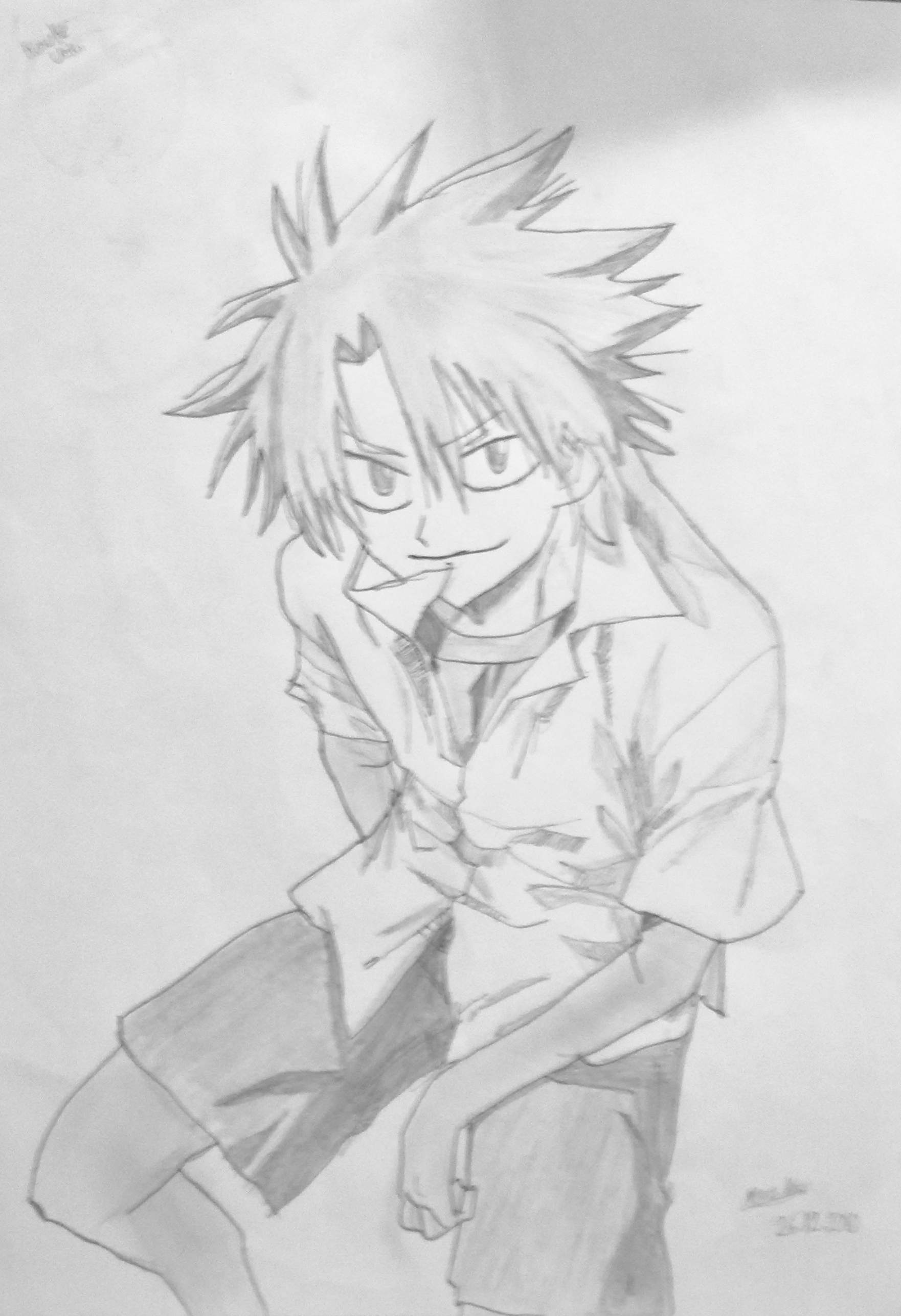 Kosuke Ueki Sketch By Moaztheegyptian On Deviantart