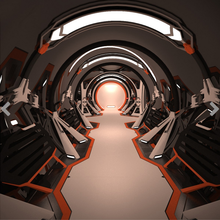 Sci fi Corridor Hallway Interior 3D model free by A-Cermak on DeviantArt