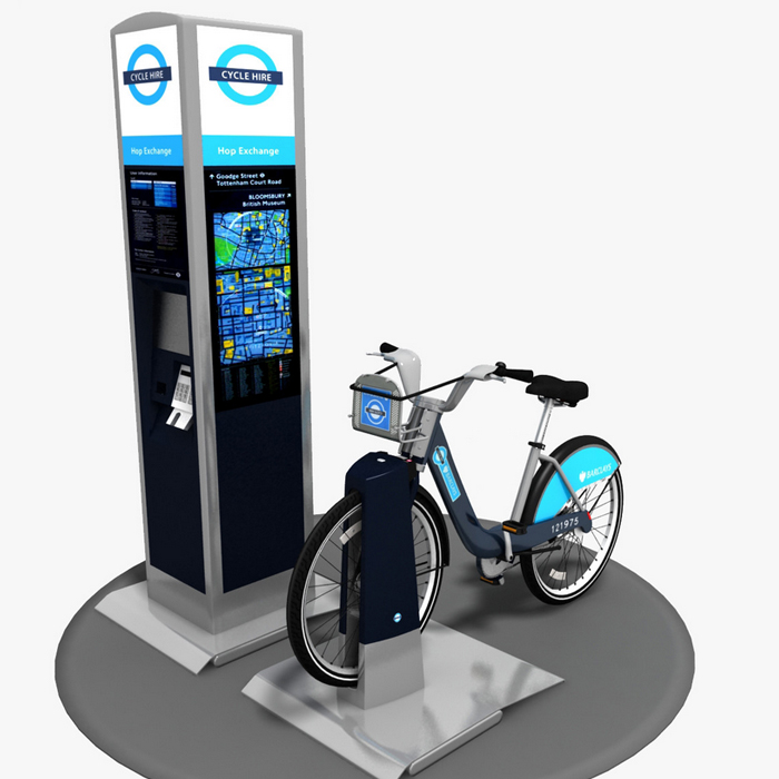 BIXI Barclays Cycle Hire 3D MODEL