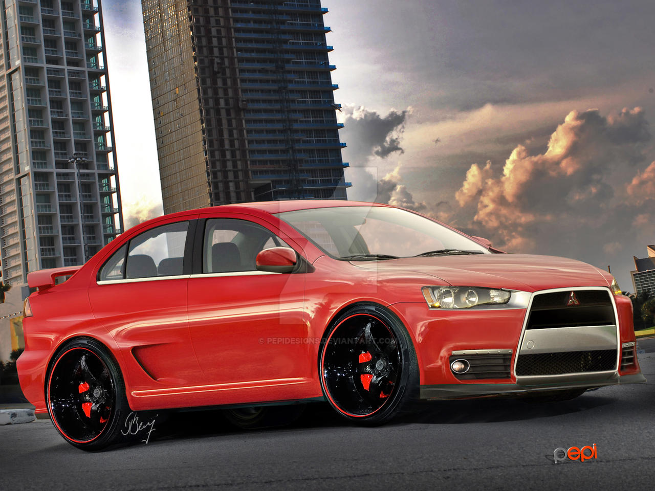 Mitsubishi Lancer Evo RS v2