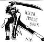 Anthro Characters - Baek the Ninja Horse