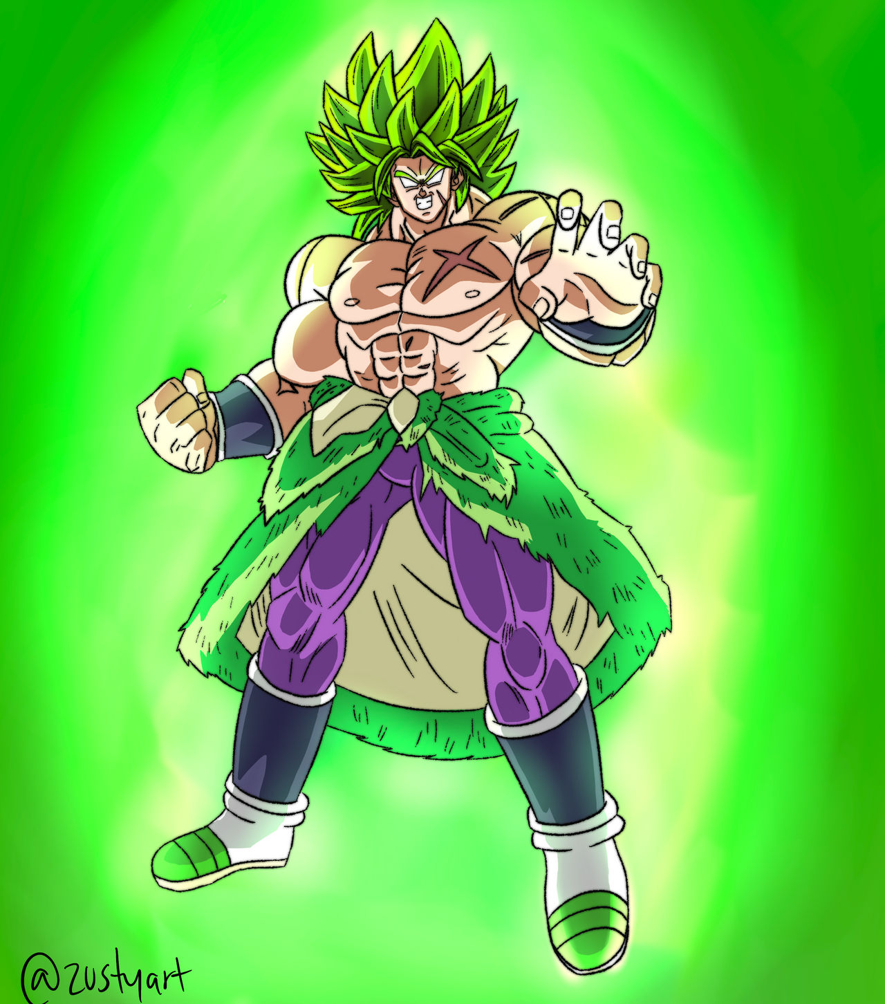 Broly Rage by nzusty on DeviantArt