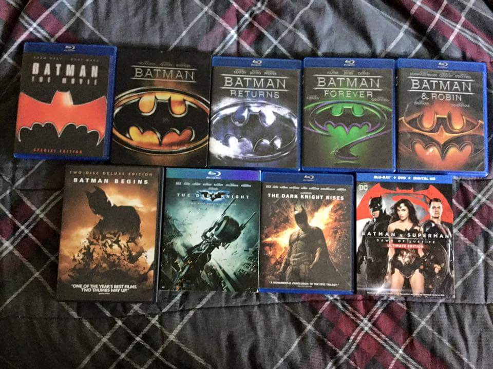 My Entire Live Action Batman movie collection by Batmat01 on DeviantArt