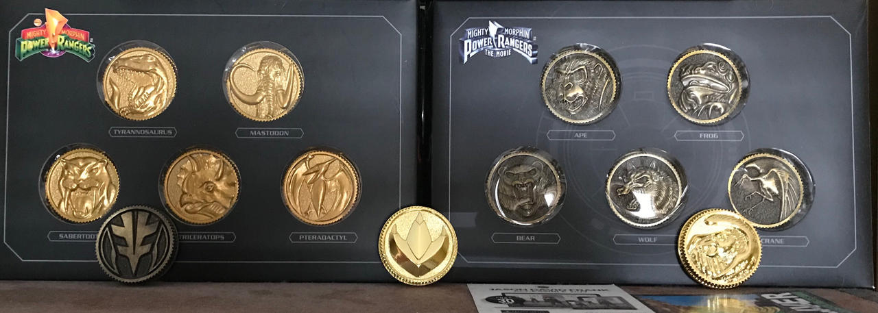 MIGHTY MORPHIN POWER RANGERS POWER COINS by Batmat01 on DeviantArt