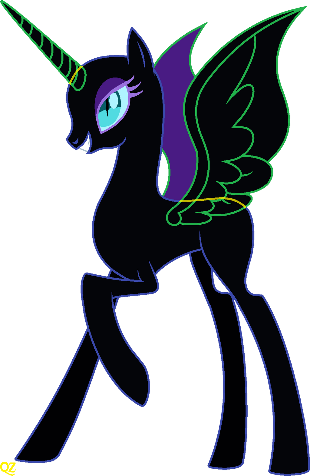 Moon Rise Base Mlp MLP Base Nightmare Moon by QuEeNZoDiAc on DeviantArt