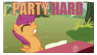 Party Hard Scootaloo Stamp by mariokinz