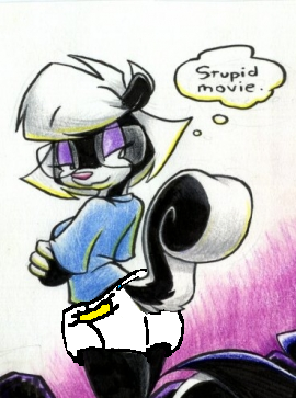 A Diapered Skunk