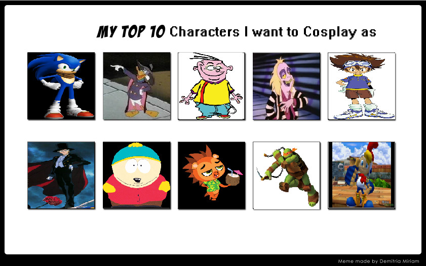 Top 10 Guys I Want To Cosplay As