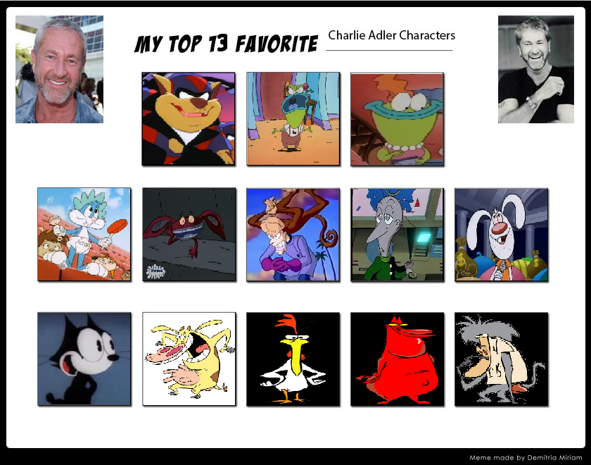 My Top 13 Charlie Adler Characters