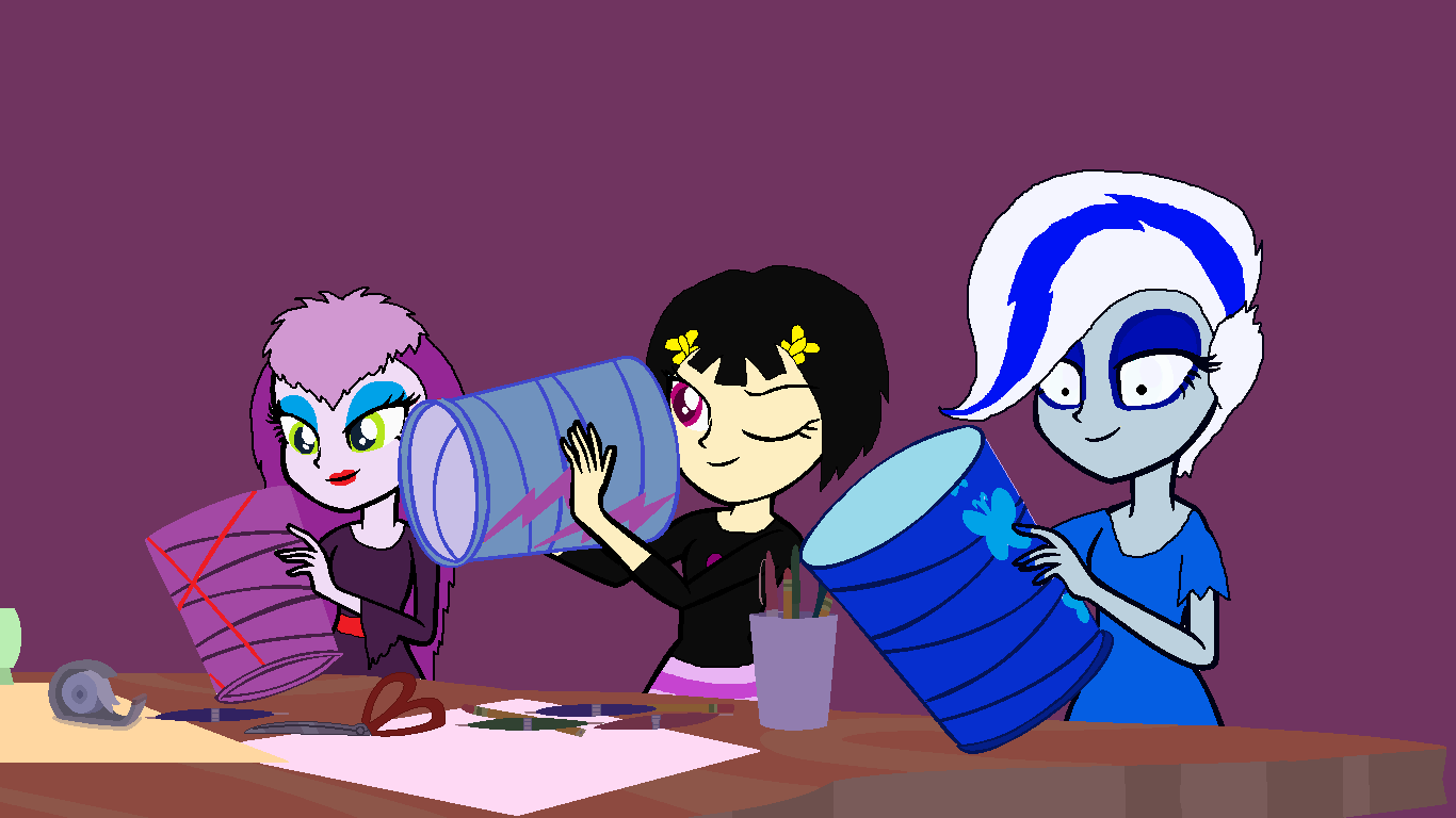 EG Styled Sibella, Phantasma, and Shareena