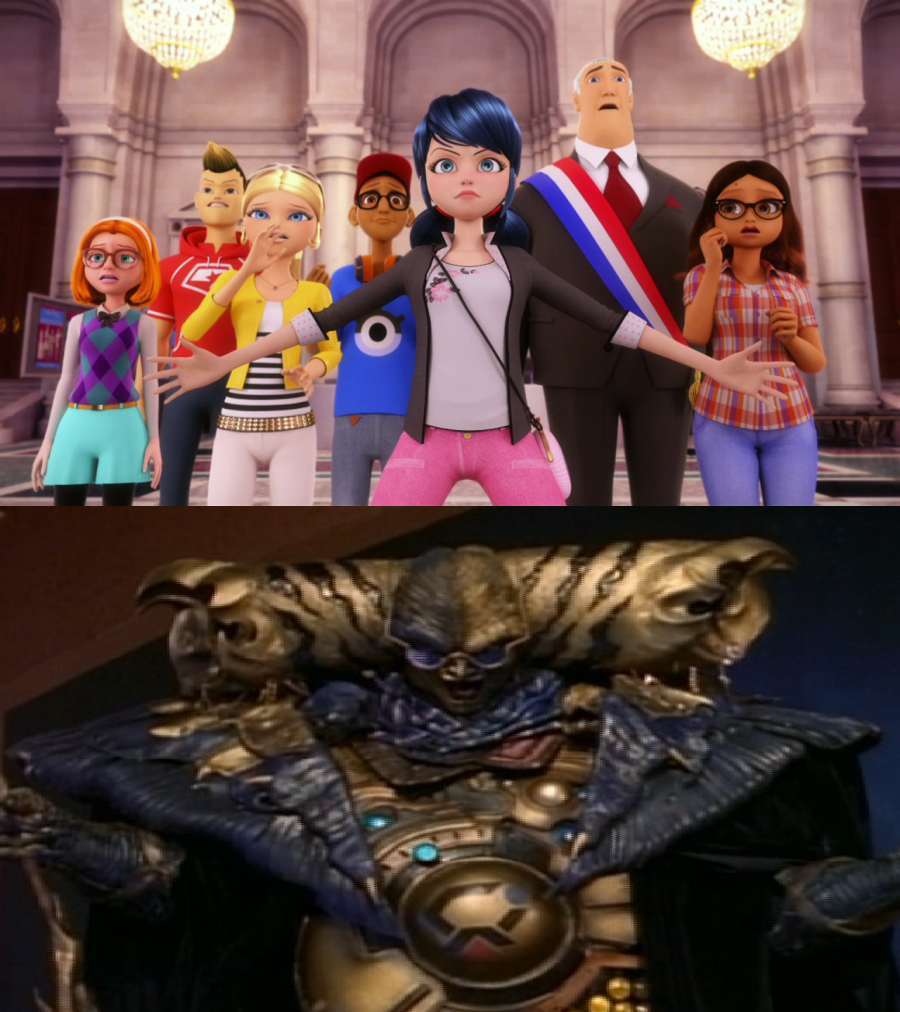 Marinette Protects Her Friends From Master Vile