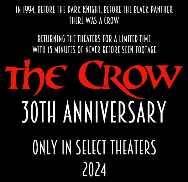 The Crow 30th Anniversary Poster by Prentis65 on DeviantArt