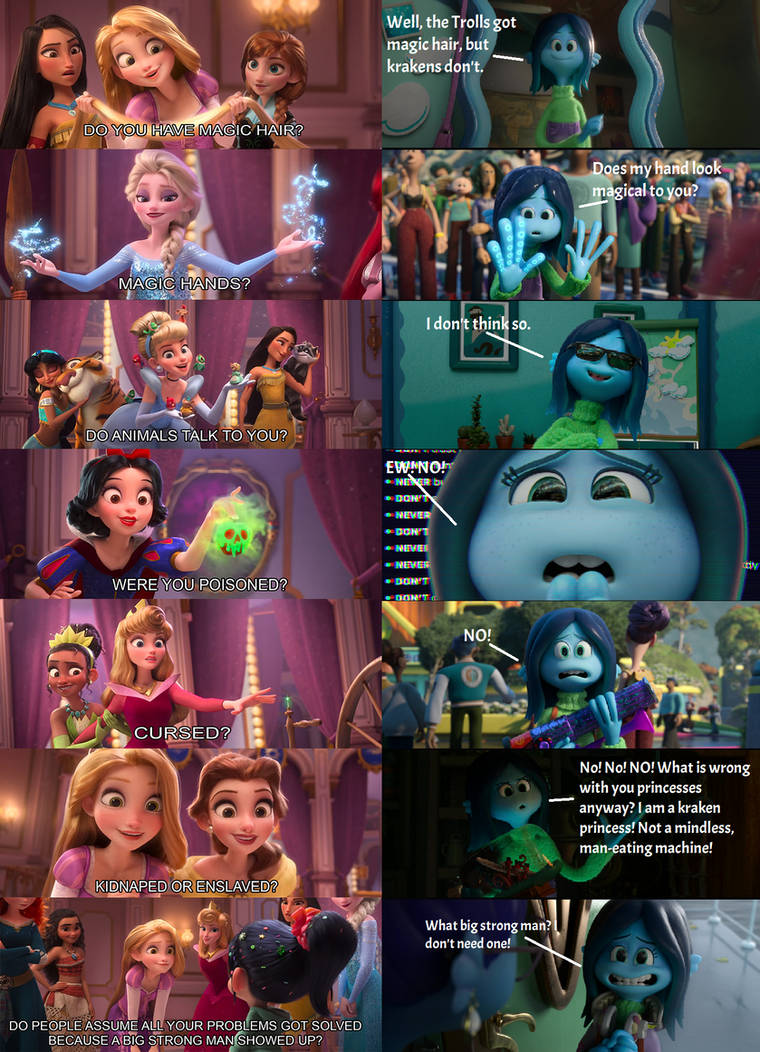 Ruby Gillman Meets Disney Princesses by Prentis-65 on DeviantArt