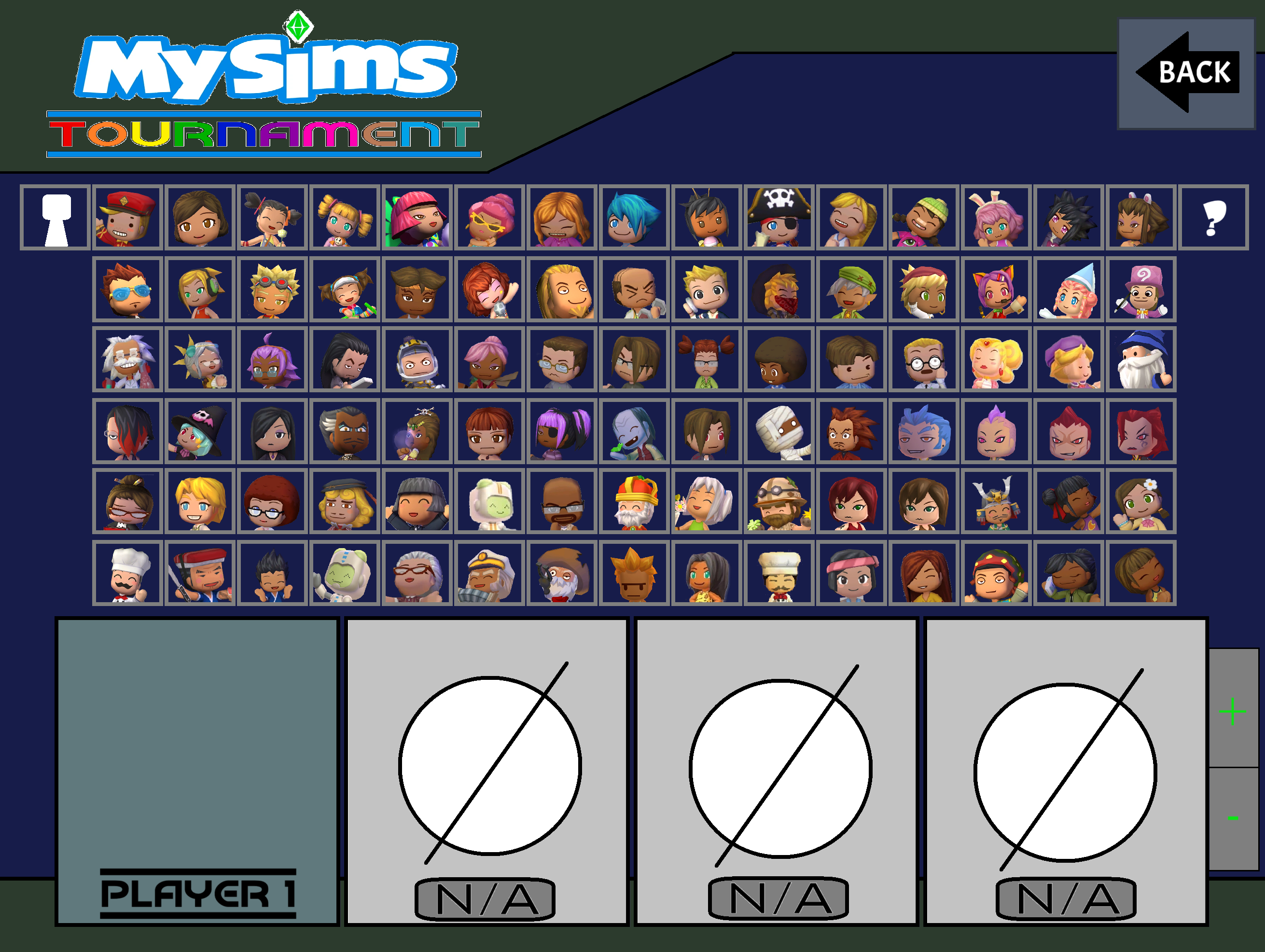 Sims Developers Roster MySims Tournament Roster by P97Industries on DeviantArt