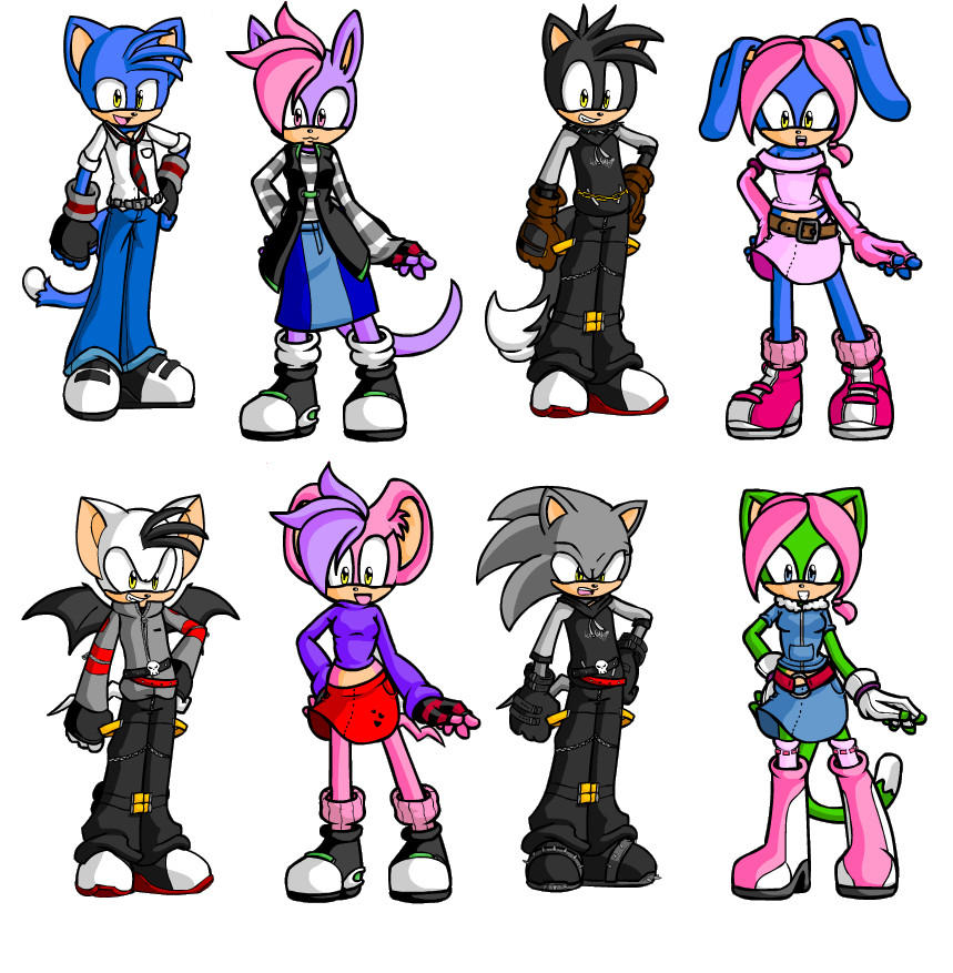 Sonic Fan Roster Sonic Fan Characters by sonicmaster25 on DeviantArt