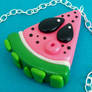 Watermelon Slice Necklace