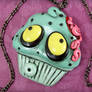 Zombie Cupcake Necklace II