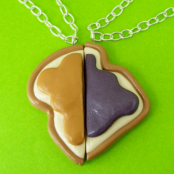 Peanut Butter Jelly Necklaces