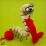 Knitting Curdle Worm