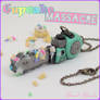 Cupcake Massacre Chainsaw Necklace