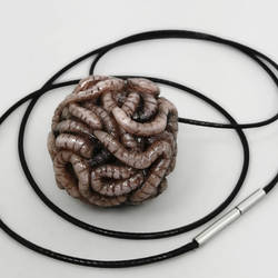 Worm Ball Necklace