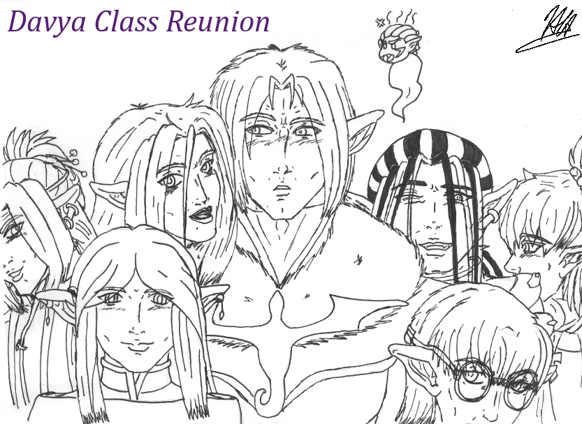 Davya Class Reunion by Pitdragon