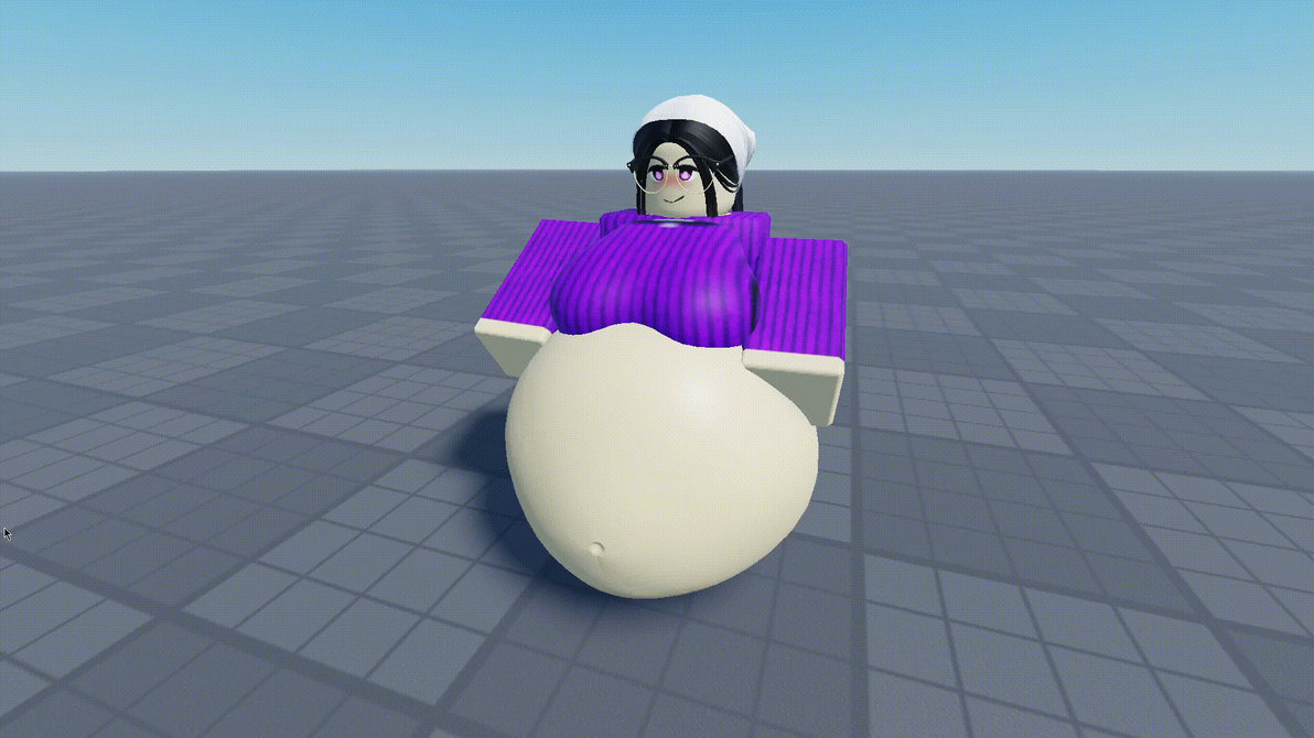 Playing with my belly (roblox vore) by Motemes on DeviantArt