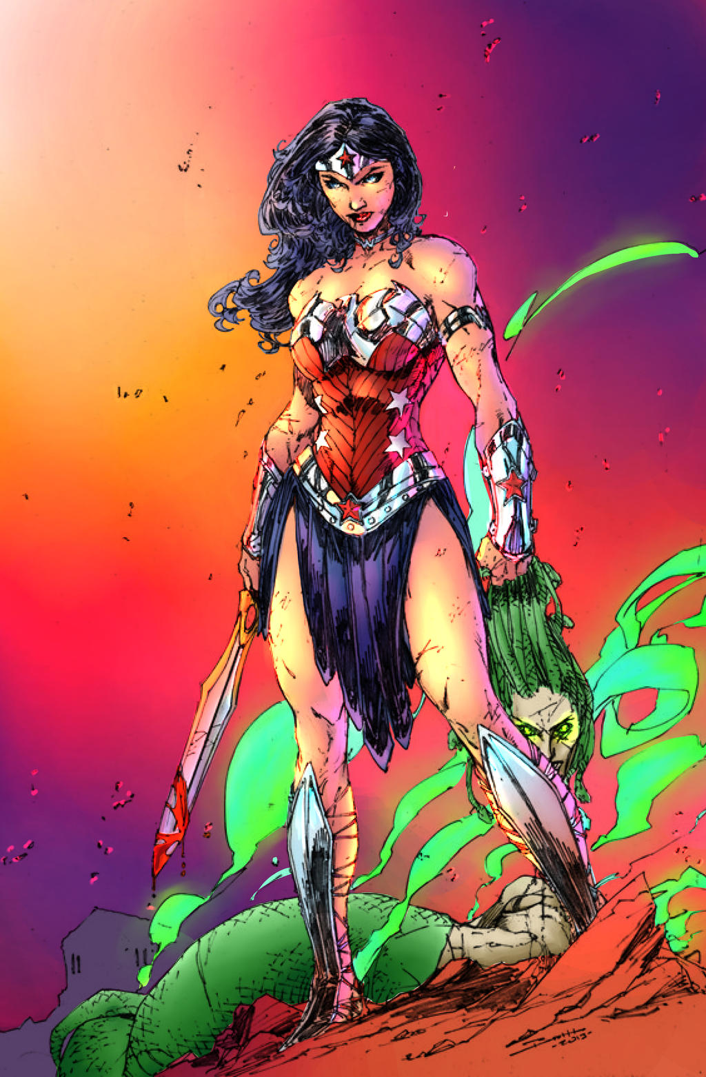 My Colors for Bret Booth Wonder Woman