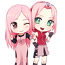 Haruno sisters {Sakura and manami}