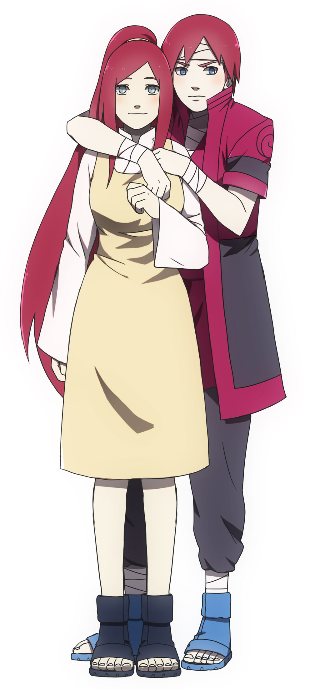 Kushina's parents {Kaya and rota uzumaki} by MrsOomori on DeviantArt