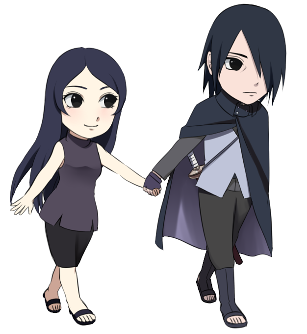 Sarada e Sasuke  Sasusaku, Naruto comic, Naruto shippuden characters