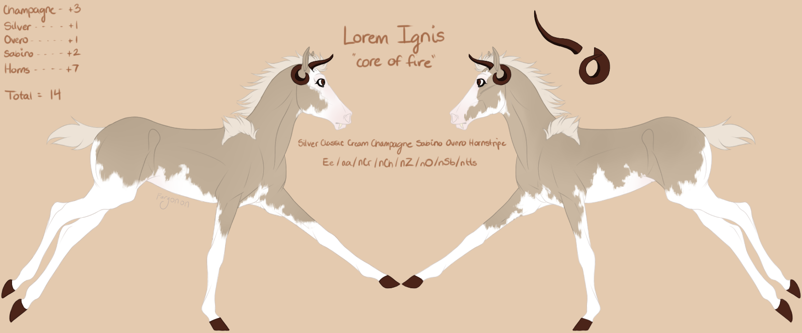 Lorem Ignis Foal Design