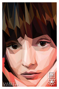 Lauren Mayberry Low Poly Vector