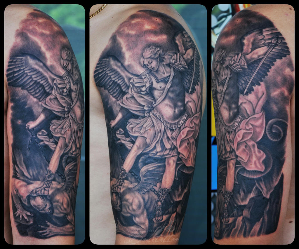 St. Michael the Archangel Tattoo by Bokitattoo on DeviantArt