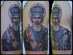 Saint Nicholas.Sveti Nikola Tattoo