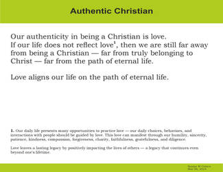 Authentic Christian