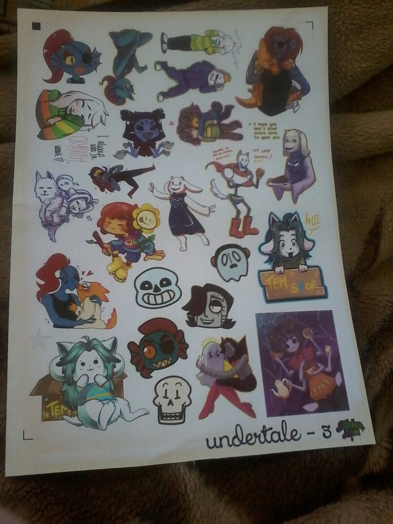 Undertale stickers. by TiberiumMedia on DeviantArt