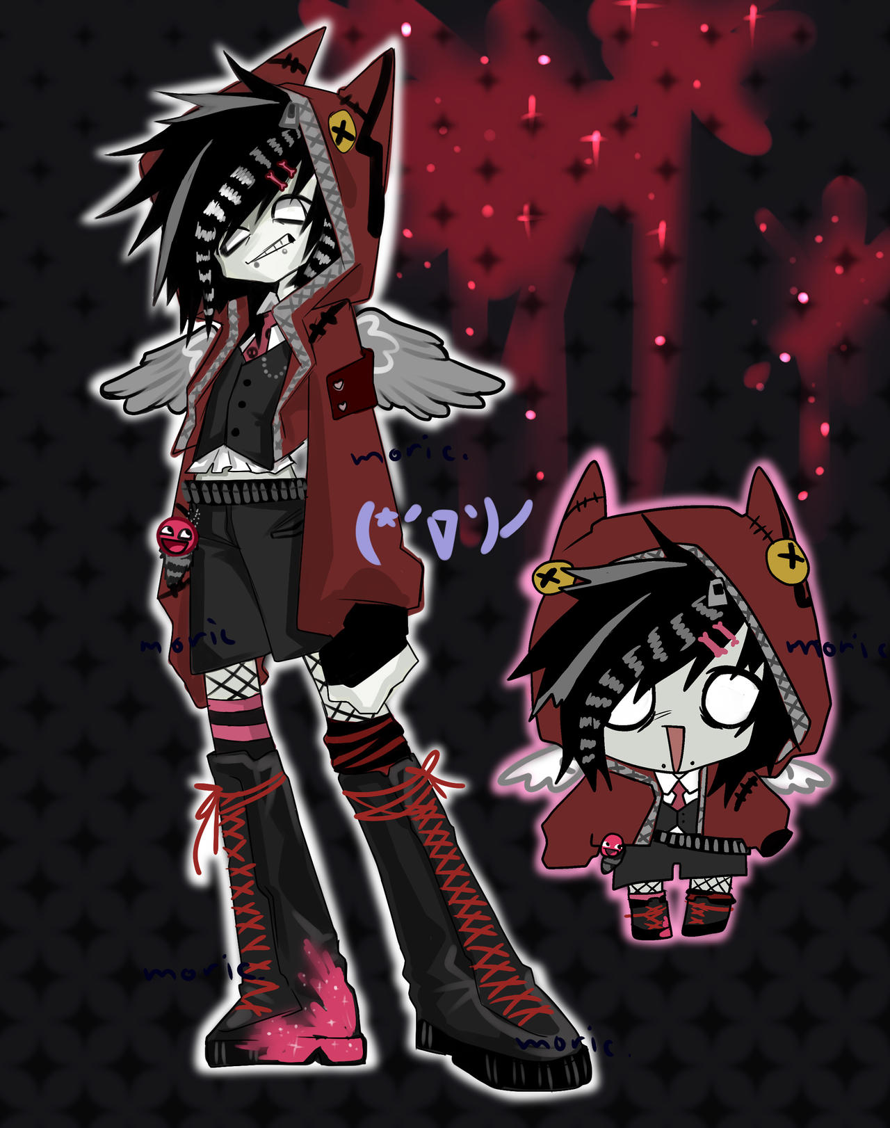 Emo Character Rig emo char 11 by moricreatura on DeviantArt
