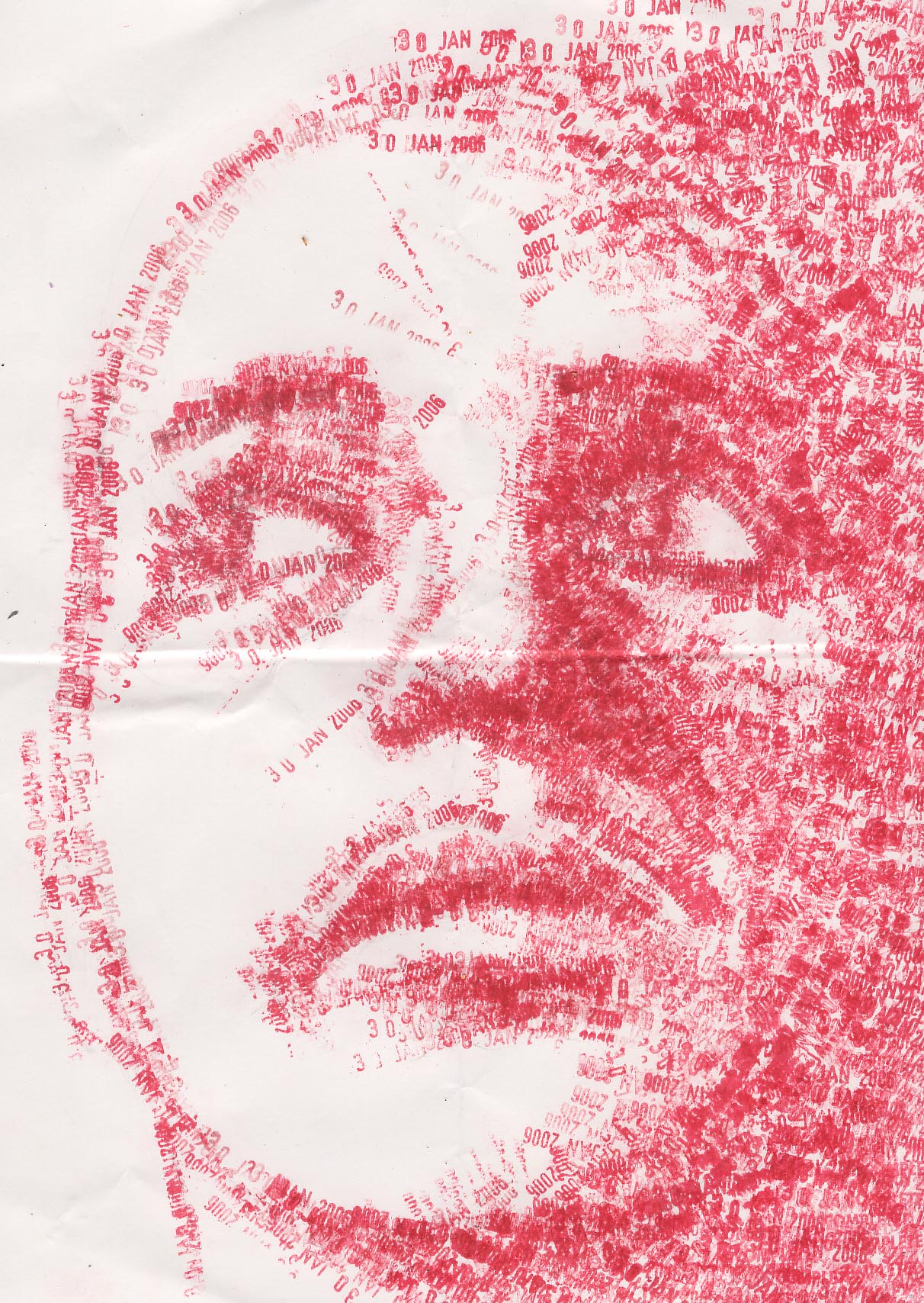 date stamp portrait