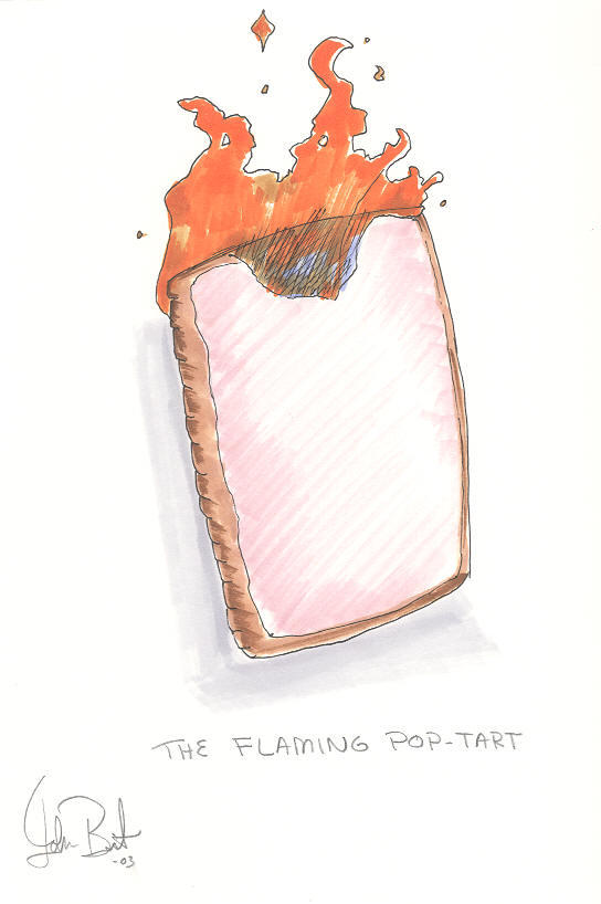 Flaming Pop-Tart by Starfig on DeviantArt